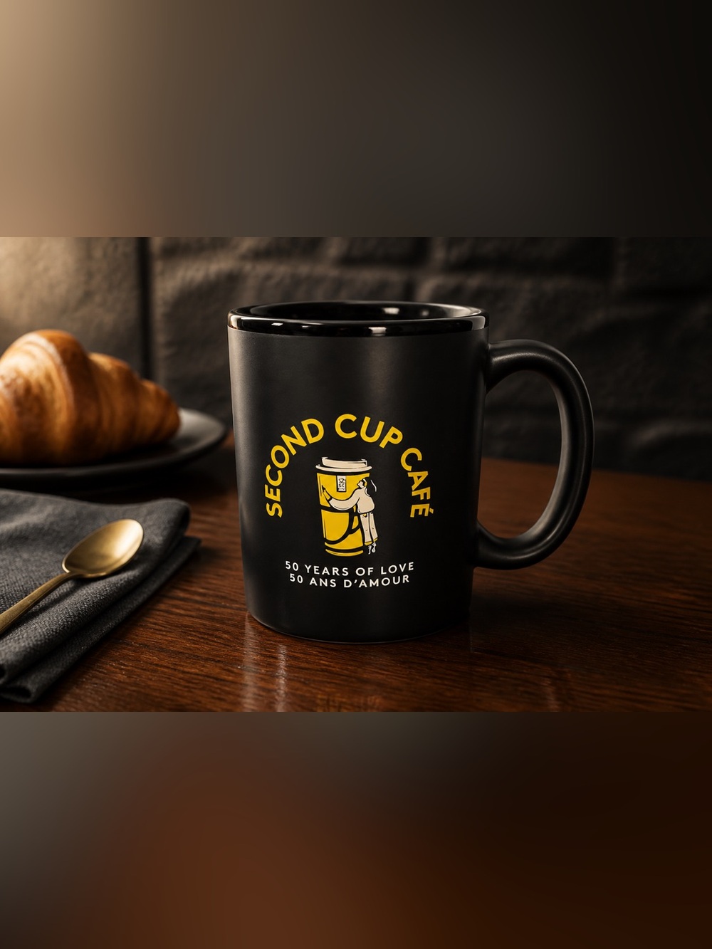 Second Cup Café 50th Anniversary Mug